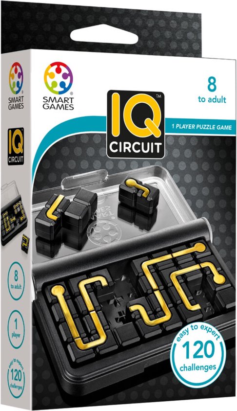 Boek: SmartGames IQ Circuit, geschreven door SmartGames