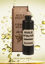 Olivios Torres premium olijfolie 200ml cadeauartikel inclusief handgemaakte houten cadeauverpakking