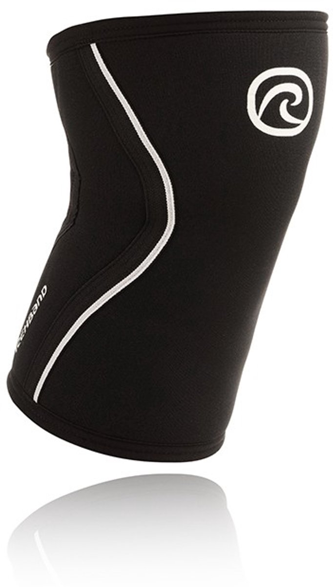 Rehband Knee Sleeve RX Black 7 mm-Maat XS: 31 - 33 cm (per stuk)