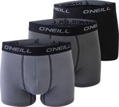 O'Neill - Heren Boxershorts - 3-pack - grijs - maat M