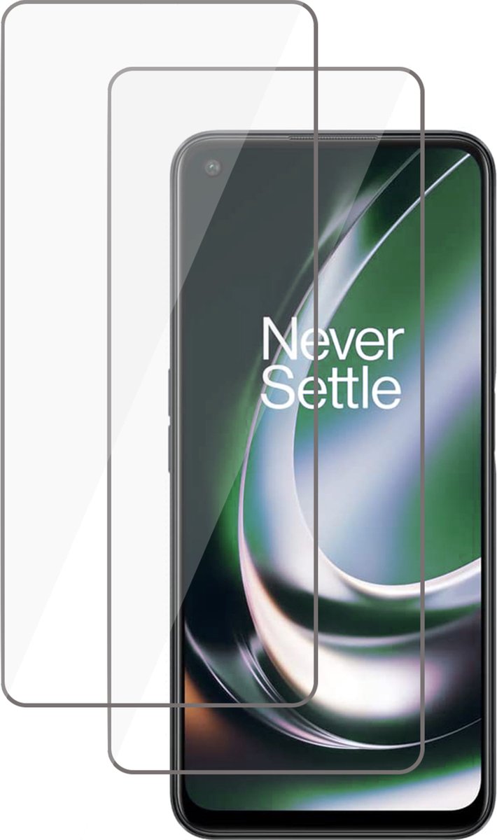 Screenprotector geschikt voor OnePlus Nord CE 2 Lite - Tempered Glass Screen Protector - 2 Stuks