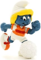 Smurfin voetballer / voetbalster  - De smurfen - 20163 - 5,5 cm