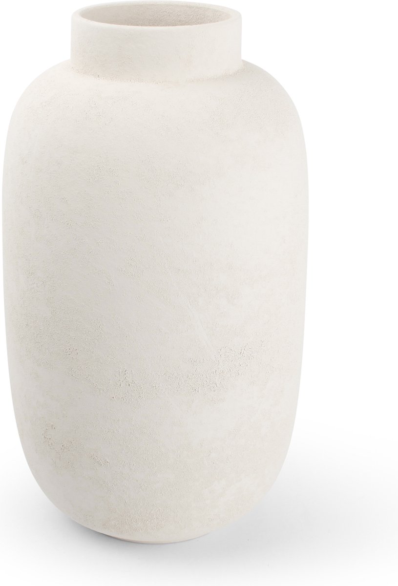 Salt&Pepper Vaas 20xH34cm wit Bullet