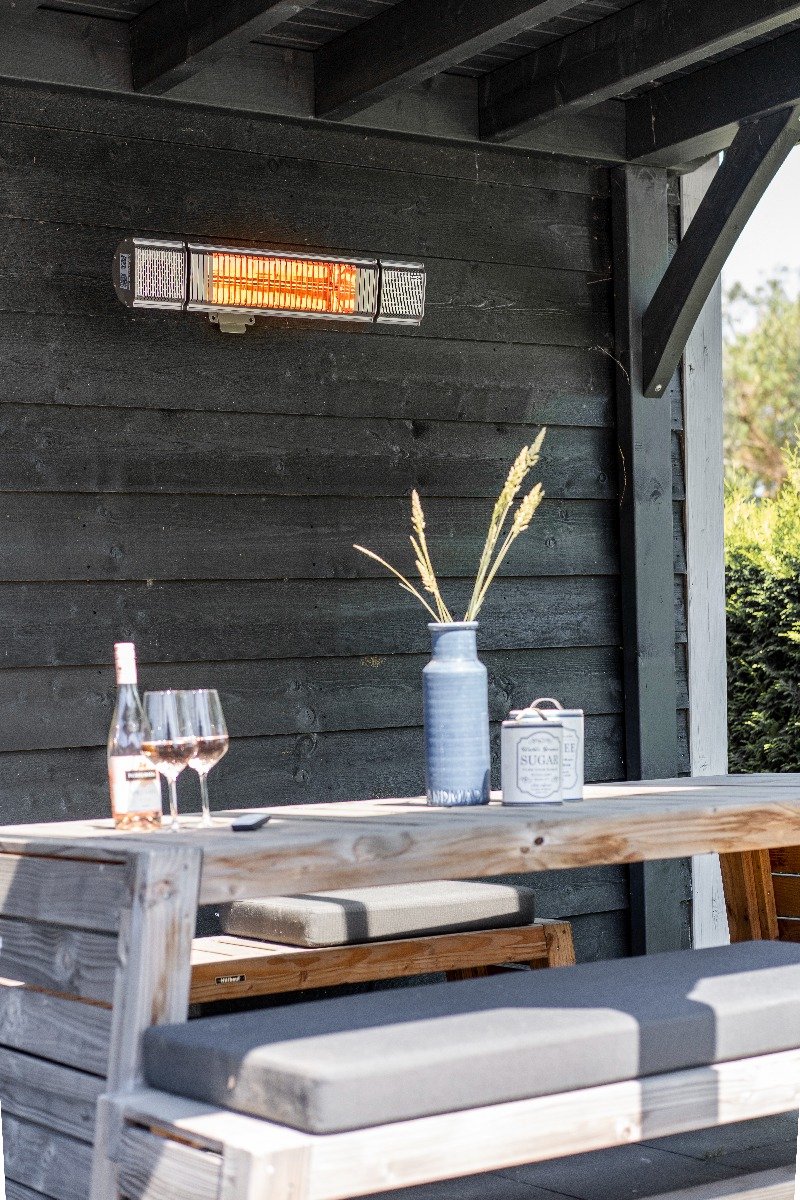 Eurom Heat and Beat - Patio heater with speaker - Grey