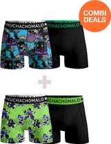 Muchachomalo Heren Boxershorts - 2 Pack - Maat XXL - 95% Katoen - Mannen Onderbroeken