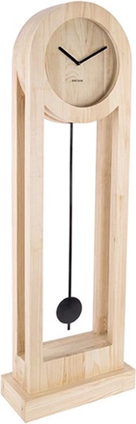 Vloerklok Lena Pendulum - Grenen hout - 100x30x11,5cm