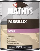 Mathys Fassilux Satin - Wit - 2,5L - 18