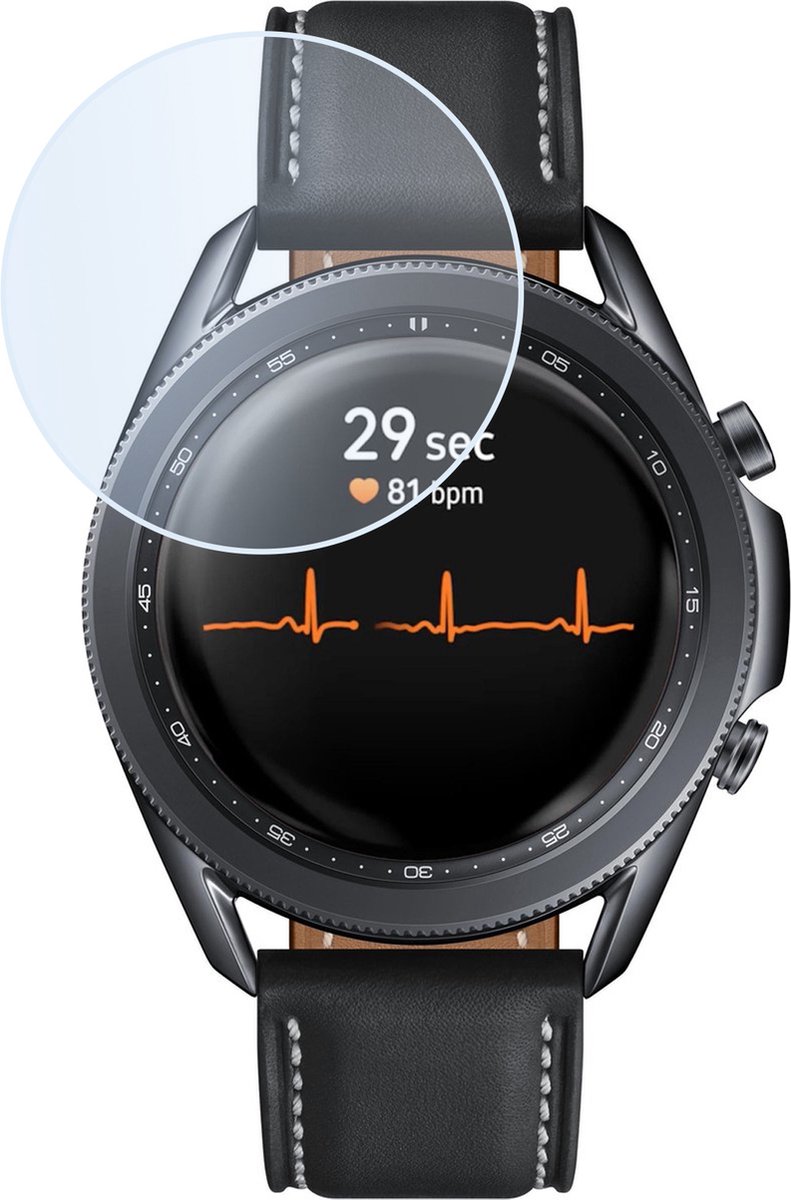 Screenprotector Geschikt voor Samsung Galaxy Watch 3 45 mm Screenprotector Tempered Glass Beschermglas - Screenprotector Geschikt voor Samsung Watch 3 (45 mm) Screen Protector