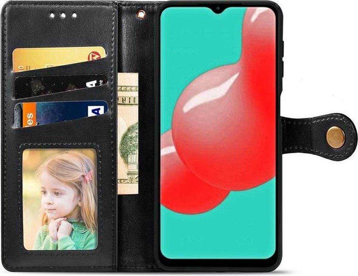 Samsung Galaxy A32 4G zwart hoesje book case protector