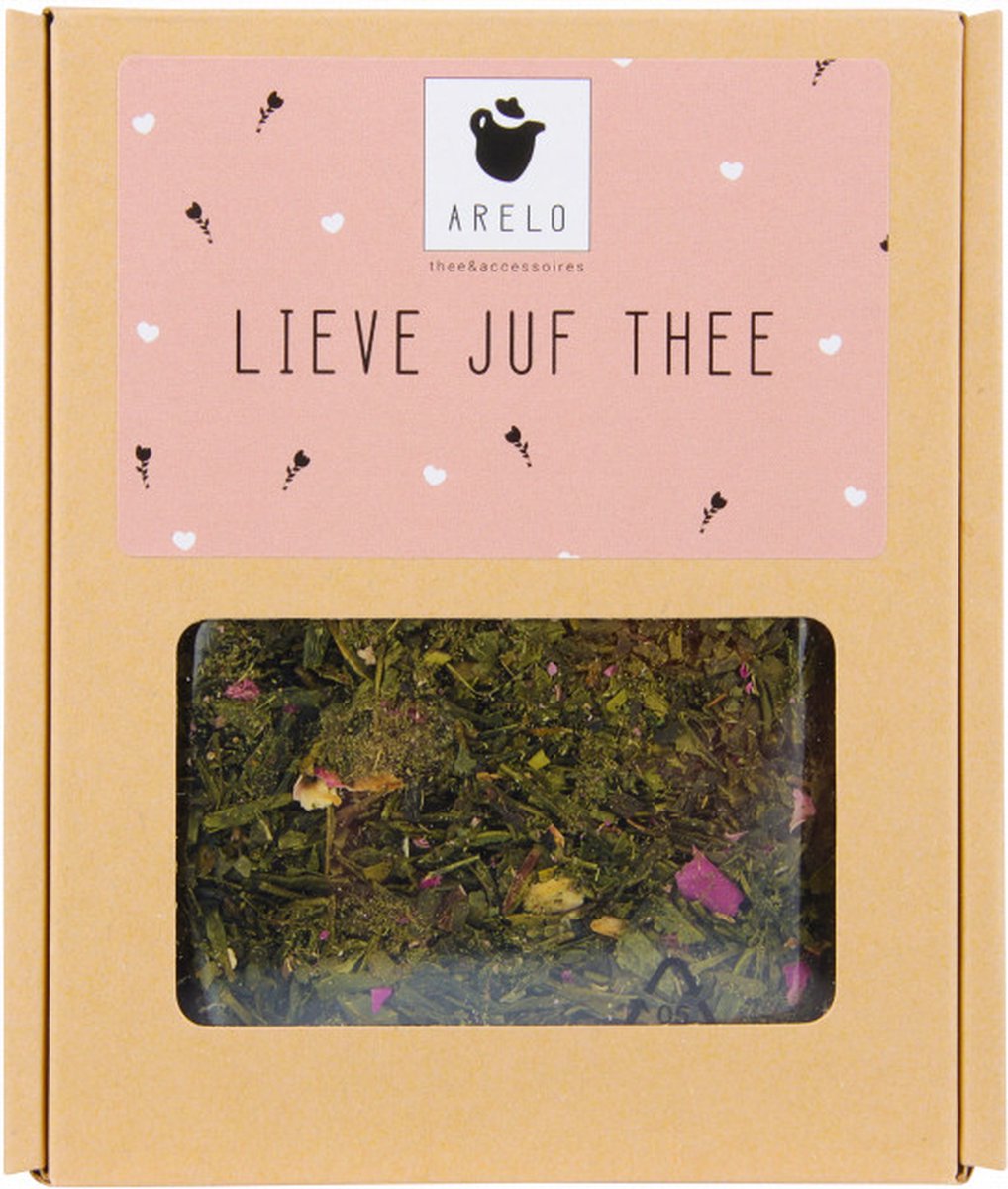 ARELO Lieve Juf thee - Losse thee - Thee geschenk