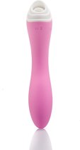 ZENN - G-spot en clitoris stimulator, buigbaar, clitoris zuiger, 9 lik- en vibratiestanden, waterdicht, USB oplaadbaar, siliconen en ABS