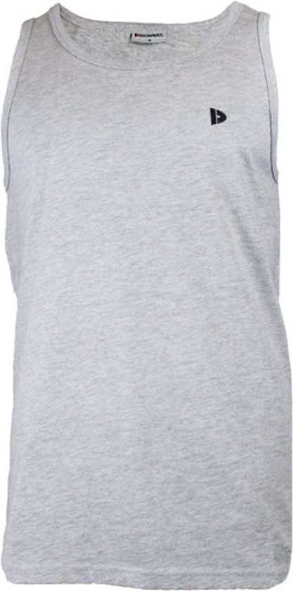 2-Pack Donnay Muscle shirt - Tanktop - Heren - Black/Light Grey marl - maat 3XL