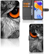 Telefoonhoesje Xiaomi Redmi Note 11 Pro 5G/4G Bookcase Uil