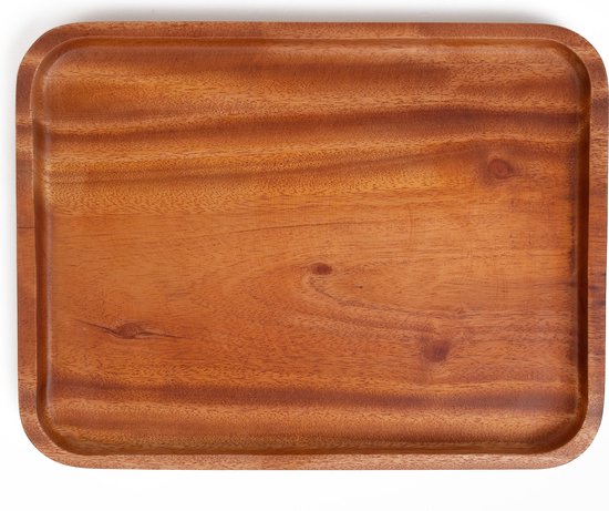 Khaya - klein houten dienblad voor hapjes & drankjes - handgemaakt -  duurzaam | bol.com