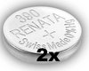 RENATA 390 - SR1130SW - Zilveroxide Knoopcel - horlogebatterij - 1.55V -2 (TWEE) stuks