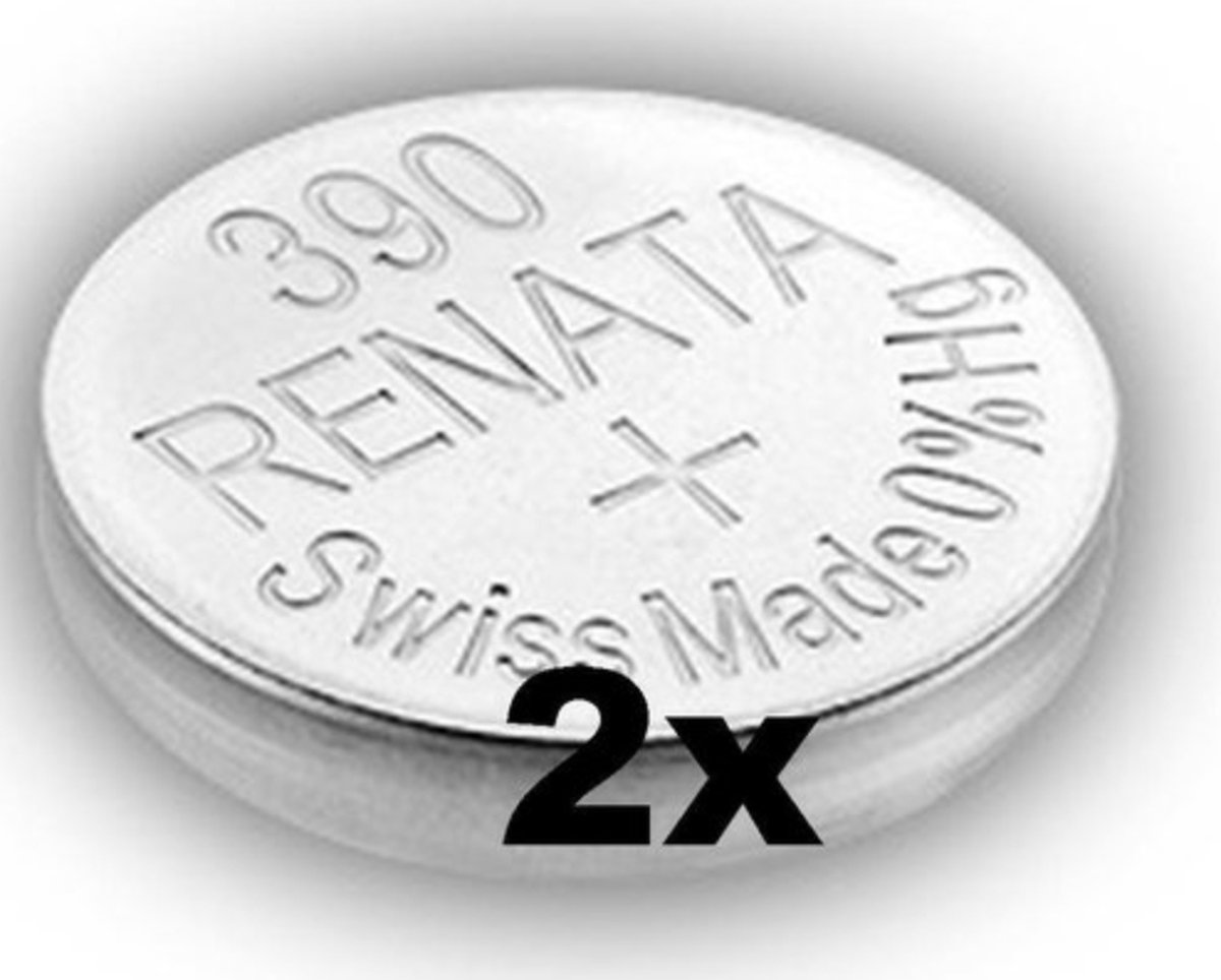 RENATA 390 - SR1130SW - Zilveroxide Knoopcel - horlogebatterij - 1.55V -2 (TWEE) stuks