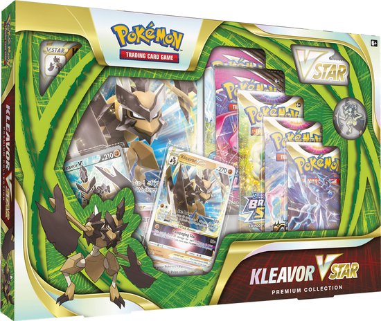 Bemiddelaar buik maximaal Pokemon Premium Collection Kleavor VSTAR - Pokemon kaarten | Games | bol.com
