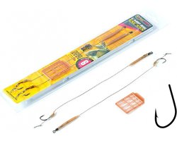 EXC Carp Rig 555 - Haakmaat #4 - 25lb - 2 stuks - 20cm - Kant-en-klare Karper Onderlijnen - Karper vissen
