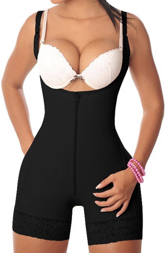 Full Body Shaper Bodysuit – Corrigerend ondergoed Zwart – maat 42/44