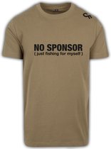 Karper shirt - Karpervissen - CarpFeeling - No Sponsor - Olive - Maat XL
