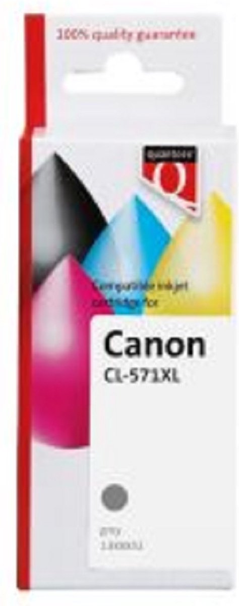 Quantore Inktcartridge Canon CLI-571XL grijs