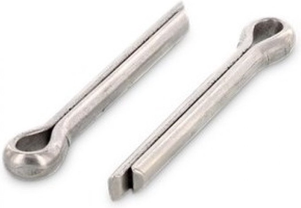 (24 STUKS) 3,2X40 SPLITPEN RVS-A4 (AISI 316) DIN 94 (ISO 1234)