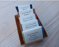 Giftset Man-Luxueuze set - GASTENZEEPJES – KLEIN FORMAAT – 5 stuks – Handgemaakt – 25g