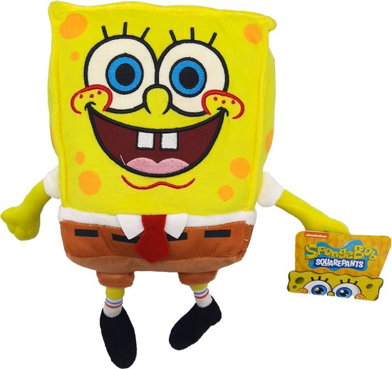 SpongeBob Squarepants - Knuffel - Play by Play - Pluche - 27 cm | bol.com