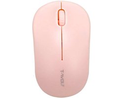 Darenci Muis - Draadloos - Wireless - Computermuis - 2.4 met USB ontvanger - Roze