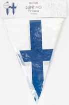 PE vlaggenlijn slinger Finland - Suomi, lengte 10 meter
