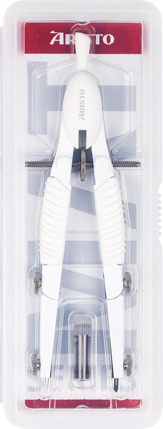 Aristo snelverstelpasser - Topline - lengte 17cm - diameter 370mm - mat wit - AR-55815