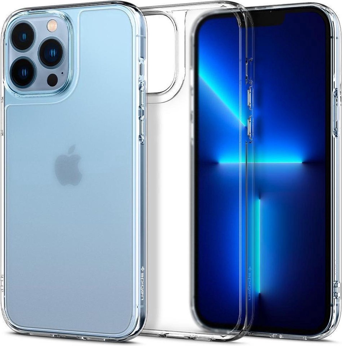 Spigen Quartz Hybrid Hoesje Geschikt voor Apple iPhone 13 Pro Max Matte Transparant