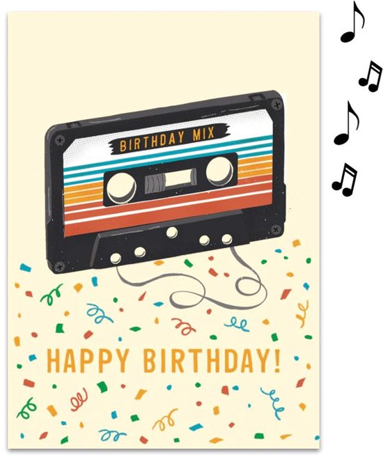 Never Gonna Give You Up Birthday Card - Grappige Verjaardags Kaart - RickRoll - Nonstop muziek & Glitters!