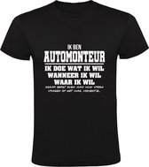Automonteur Heren t-shirt | verjaardagkado | verjaardag kado | grappig | jarig | cadeau | Zwart