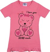 Fun2Wear - Beary nachthemd - Roze - Maat 98 -