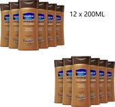 Bol.com 12x Vaseline Cocoa Radiant Bodylotion - 12 x 200 ml Voordeelpakket aanbieding
