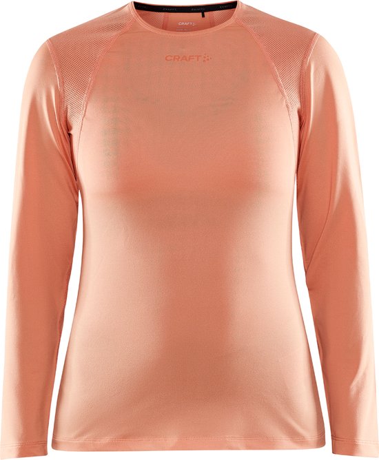 Craft Adv Essecen LS Tee Dames - Sporttruien - oranje - Vrouwen