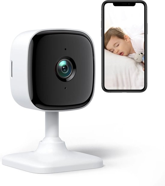 Teckin Babyfoon Indoor Wifi 1080P FHD - Beveiligingscamera Voor Huisbeveiliging - Nachtzicht - 2-Weg Audio - Bewegings- en Geluidsdetectie - Bureaustandaard/Wand- en Plafondmontage/Actiemodus - Voor Baby/Huisdier/Ouderen