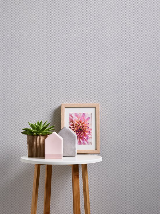 Papier peint graphique Profhome 934651-GU papier peint intissé à peindre texturé avec structure blanc mat 5,33 m2