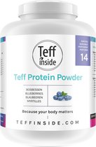 Teff Protein powder Bosbessen 0,7 kg - proteine shake - proteine poeder whey - eiwit shake