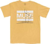 Muse - Origin Of Symmetry Heren T-shirt - L - Geel