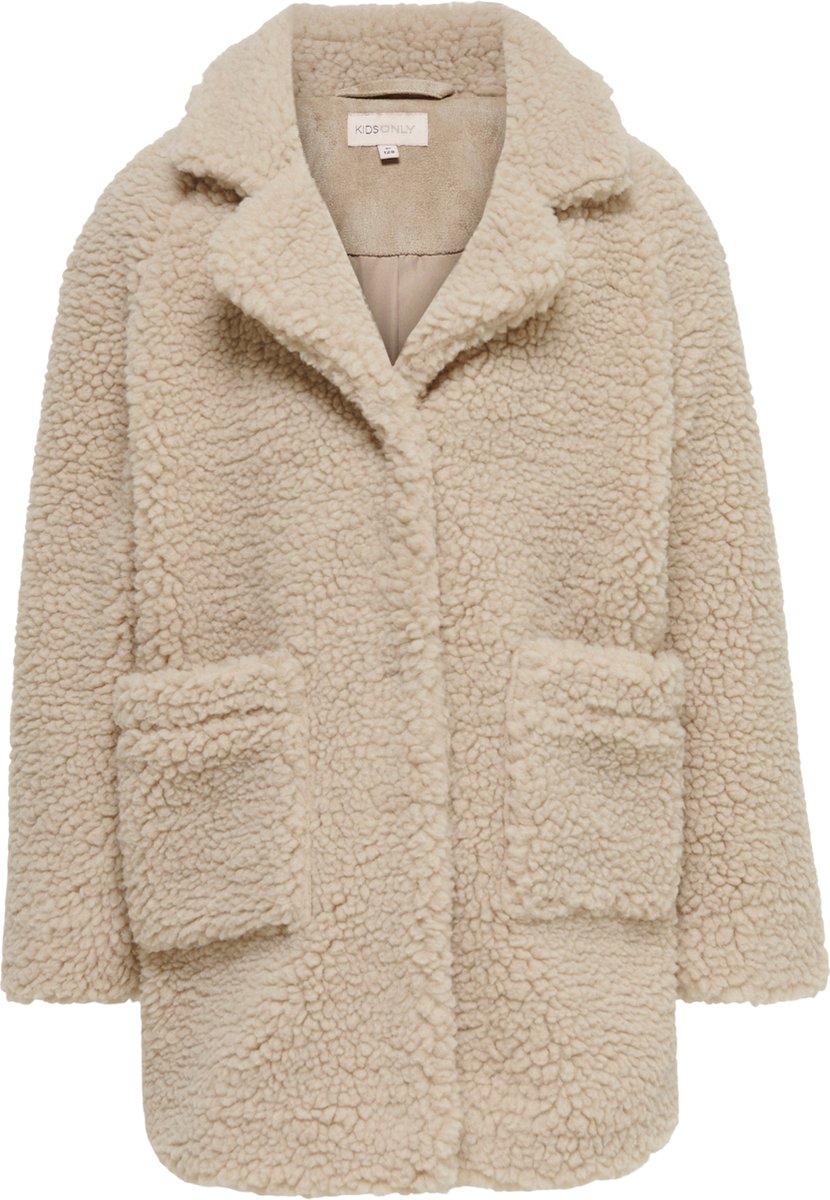 ONLY KOGNEWAURELIA SHERPA COAT OTW NOOS Meisjes Jas - Maat 164