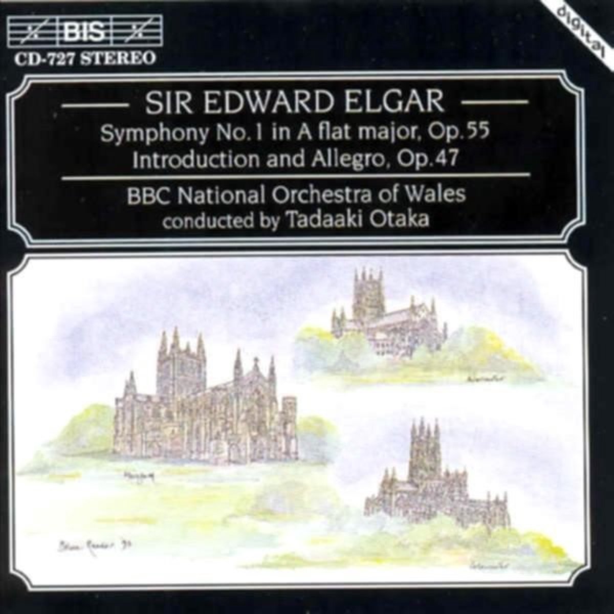 BBC National Orchestra Of Wales, Tadaaki Otaka - Elgar: Symphony No.1 In A Flat, Op. 55 (CD)