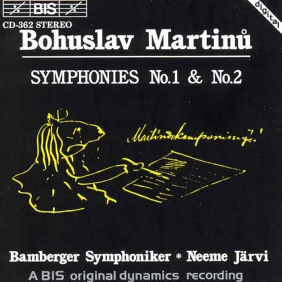 Bamberg Symphoniker, Neeme Järvi - Martinů: Symphony No.1 & No.2 (CD)