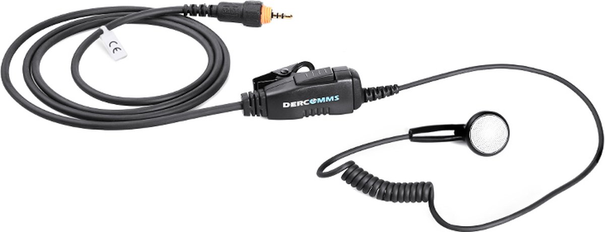 DerComms® Oordopje - headset voor Motorola CLP446 en CLK446 portofoon