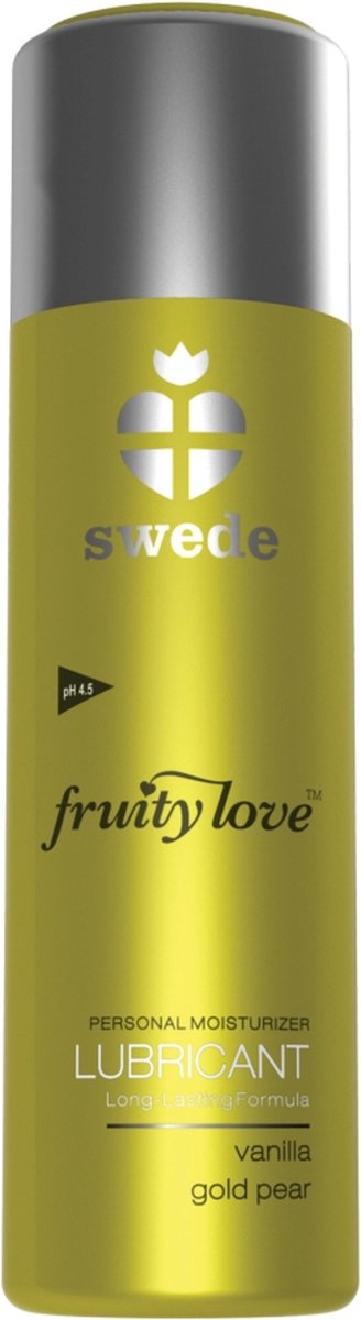 Goedkoopste Swede - Fruity Love Glijmiddel Vanille Gouden Peer 100 ml
