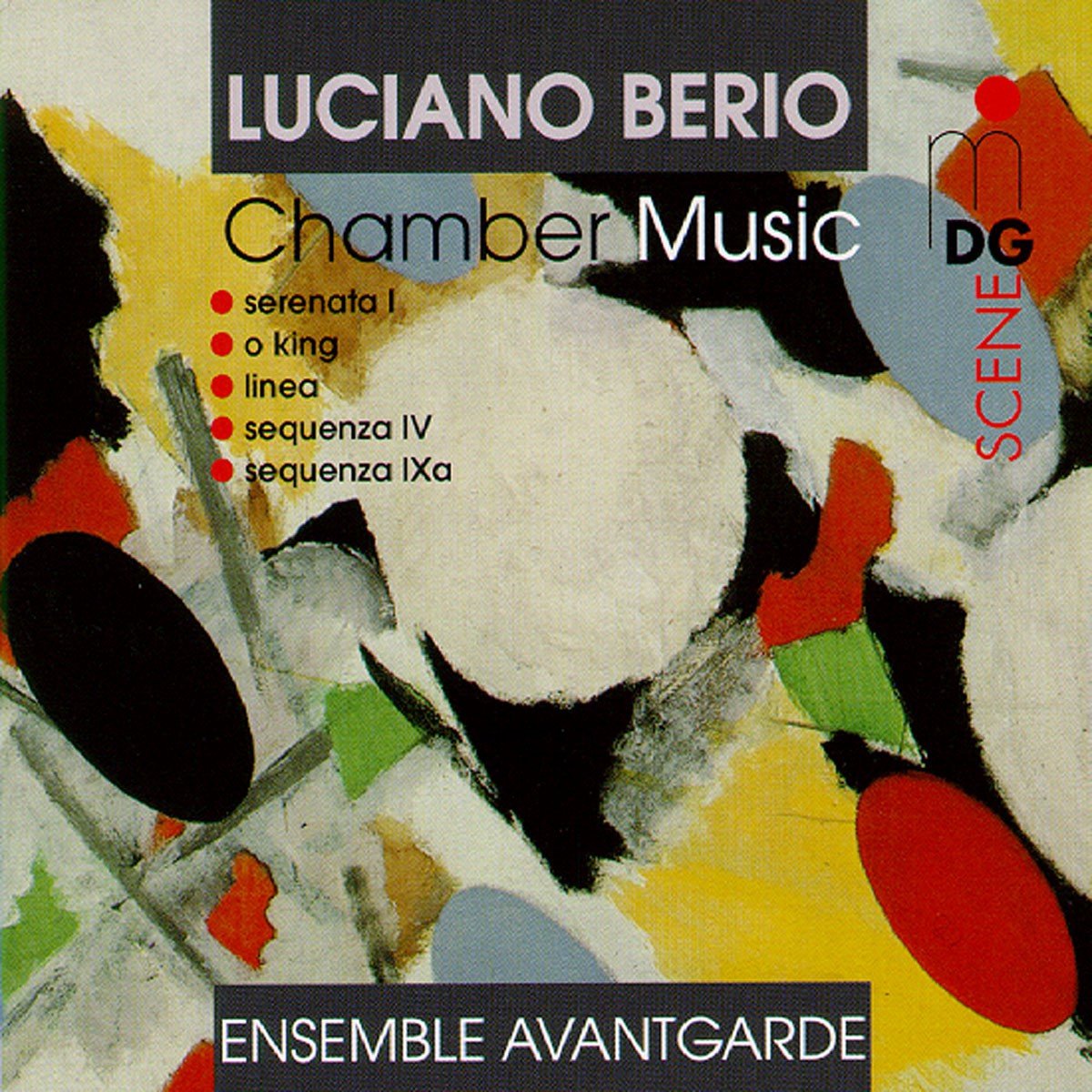 Ensemble Avantgarde - Berio: Chamber Music (CD)