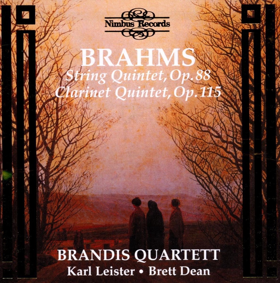 Karl Leister, Brandis Quartet - Brahms: String Quintet, Op. 88 Clarinet Quintet, Op. 115 (CD)