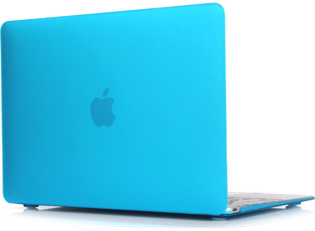 Mobigear Laptophoes geschikt voor Apple MacBook 12 Inch (2015-2017) Hoes Hardshell Laptopcover MacBook Case | Mobigear Matte - Blauw - Model A1534