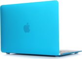 Mobigear Laptophoes geschikt voor Apple MacBook Air 11 Inch (2010-2016) Hoes Hardshell Laptopcover MacBook Case | Mobigear Matte - Blauw - Model A1370 / A1465